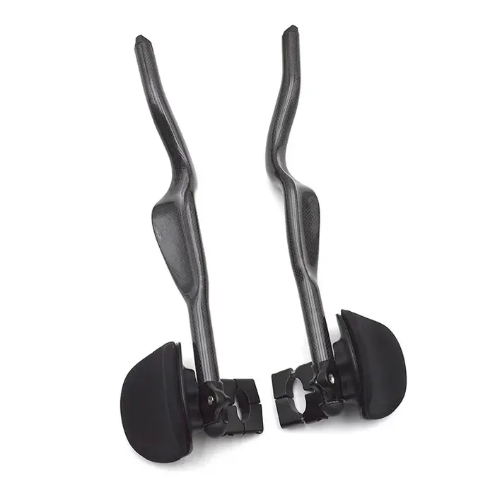 Vélo de route Triathlon temps d'essai 3K repose-vélo entièrement en carbone guidon TT 35 ° Pour extension