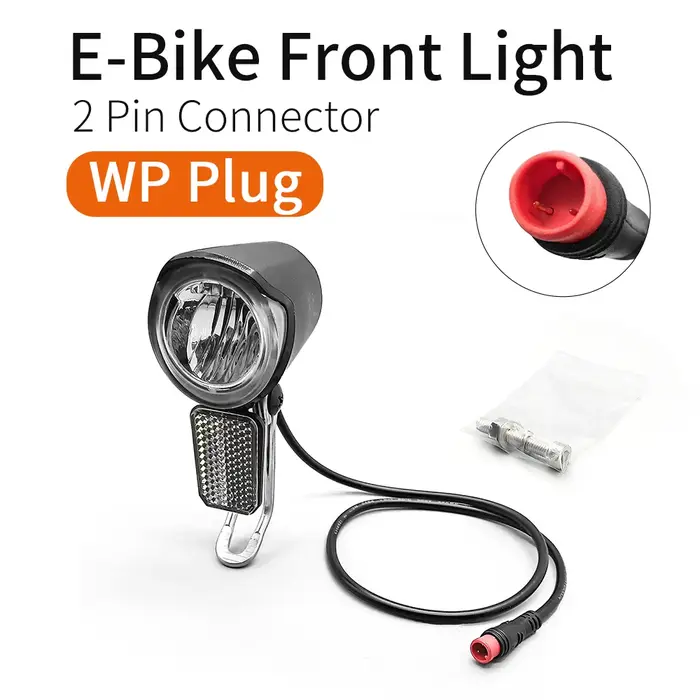 Feu avant et feu arrière de vélo électrique