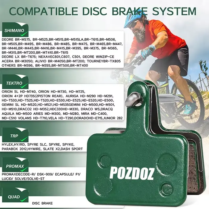 POZDOZ vtt plaquettes de frein de route en céramique pour SHIMANO B01S B05S vélo de montagne