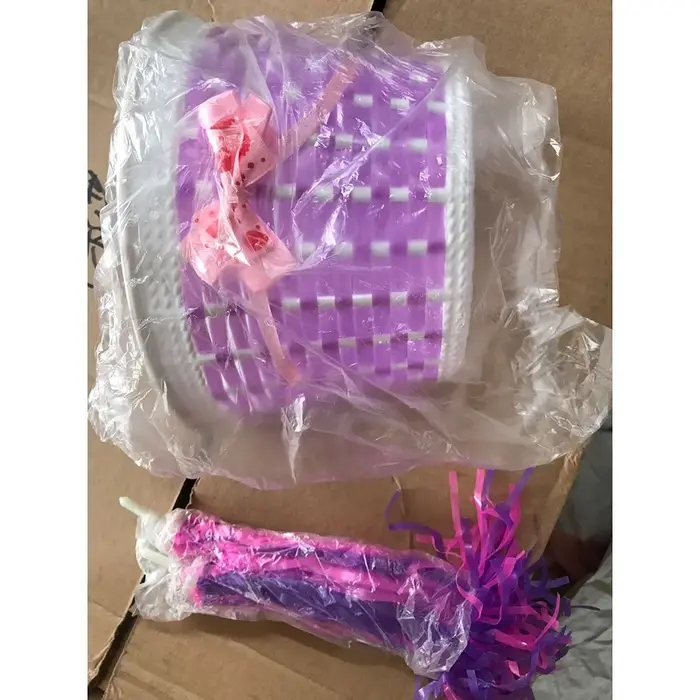 Kids Basket Handlebar Plastic Scooter Streamer Tassel Waterproof Bicycle Children Decoration Hot New Practical