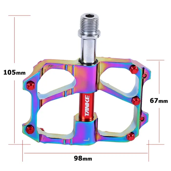 Accessoires de vélo pédale de VTT ultra légère en alliage d'aluminium petite