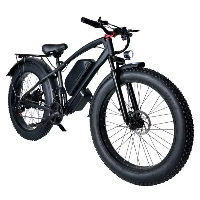 Vélo électrique à deux roues de 26 pouces, 25 km/h, utilisé pour les trajets quotidiens, batterie non incluse