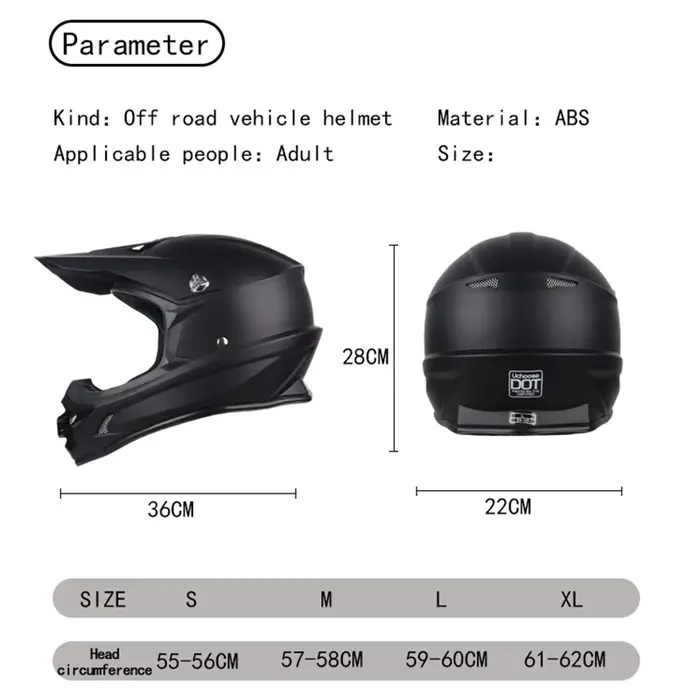 Casques DOT Motocross Kask Cross descente Soporte Casco casque hors route course classique moto Orig