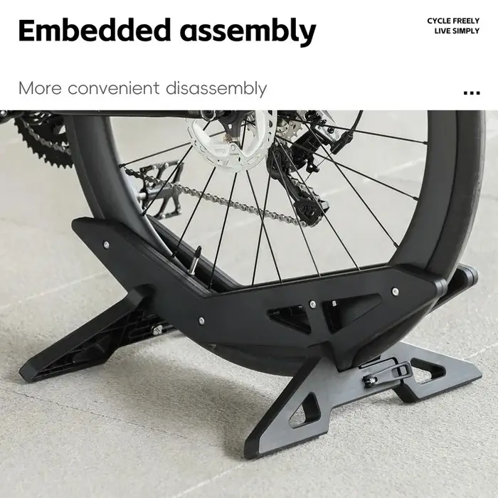 Supports de stationnement de vélo réglables antidérapants en ABS pour intérieur