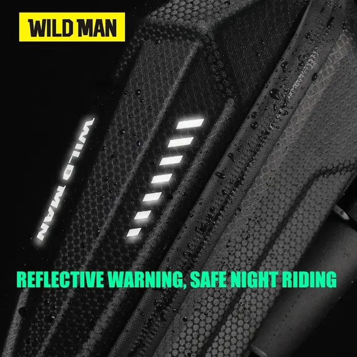 WILD MAN ES8 sac de guidon de vélo sacoches EVA coque dure avant Balance Scooter haute capacité carb