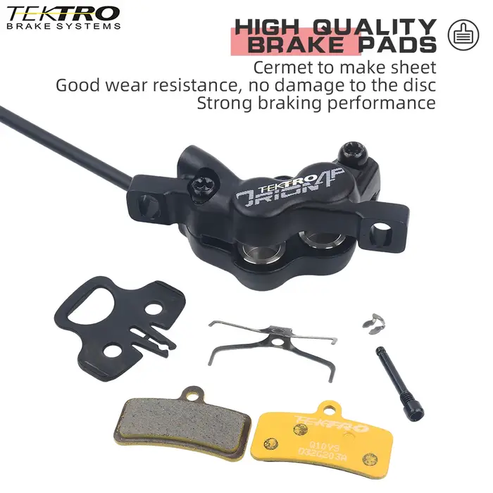 Tektro HD-M745 VTT frein à disque hydraulique 4 pistons câble interne quatre