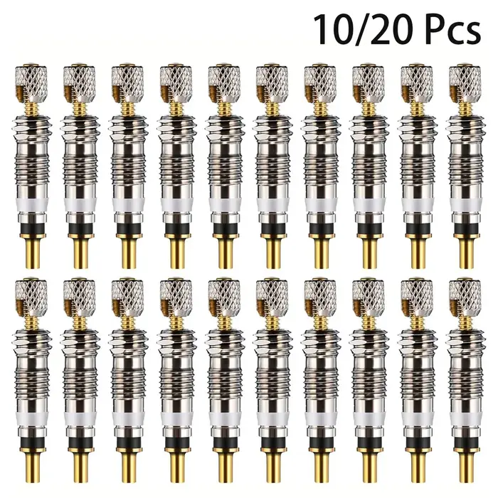 10/20 Pièces Noyau de valve de vélo amovible en laiton