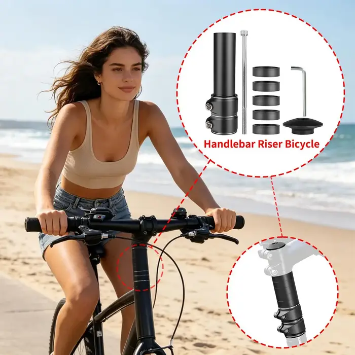 Adaptateur de Guidon de Vélo pour Tige de Fourche
