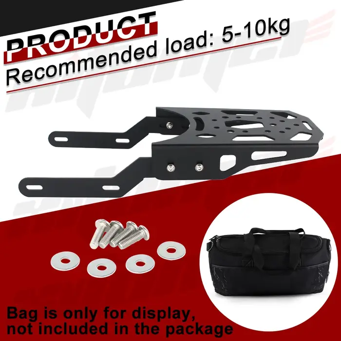 Porte-bagages arrière pour moto