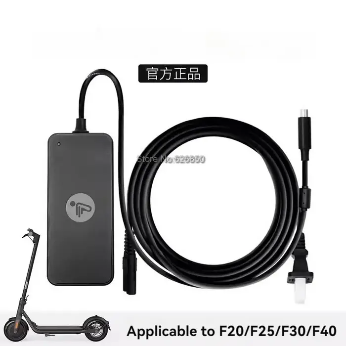 Chargeur de batterie d'origine 42V pour Ninebot Segway F20 F25 F30 F40 D18 D28 F2 Pro
