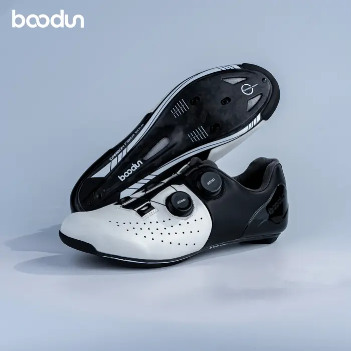 Chaussures de cyclisme sur route respirantes pour hommes