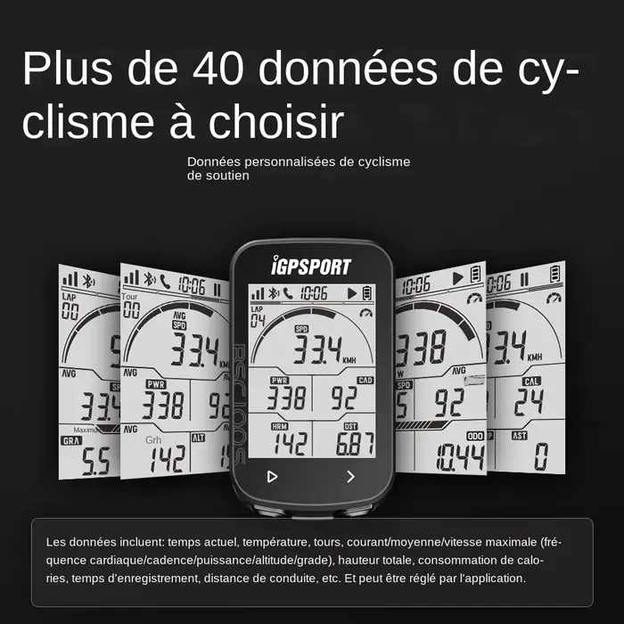 IGPSPORT BSC100S ANT + GPS odomètre vélo ordinateur équitation compteur de vitesse sans fil Support Powermeter 2.6 pouce