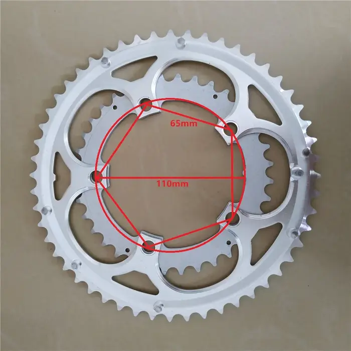Plateau de vélo de route 110BCD 52T 36T CNC