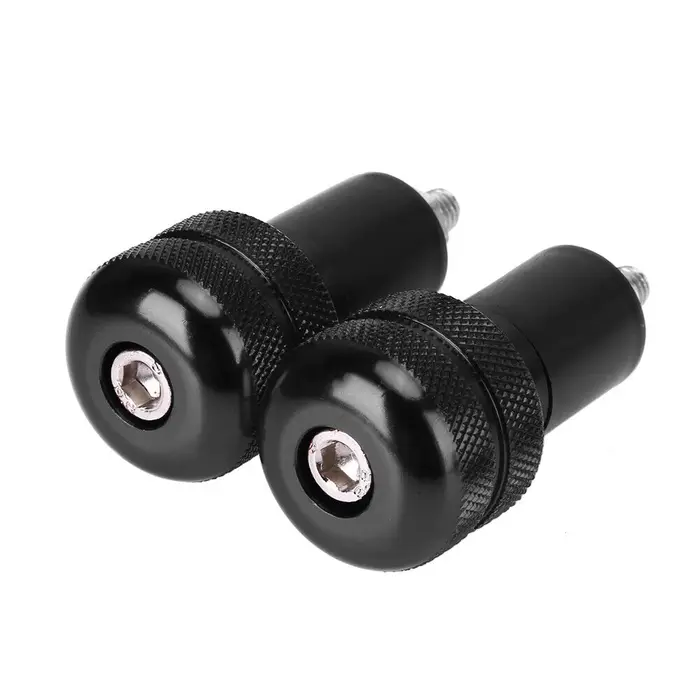 Capuchons de guidon attrayants noirs pour vélos électriques