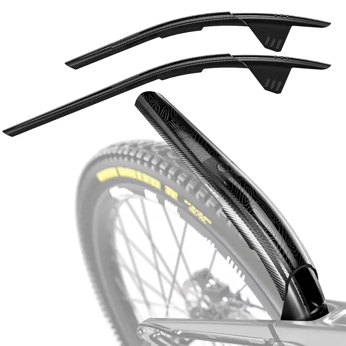 Garde-boue de vélo large et étendu réglable à dégagement rapide