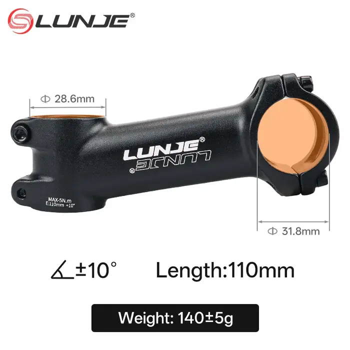 Puissance de vélo ultralégère 60/70/80/90/100/110MM tige