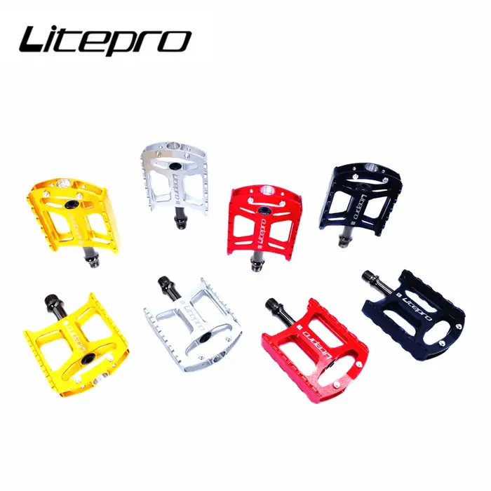 Litepro-Pédales en alliage d'aluminium pour vélo pliant Bromsilice