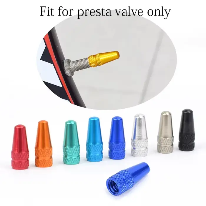 Bouchon de Valve FV pour pneu de vélo en alliage d'aluminium, protecteur couvert de vélo de route et
