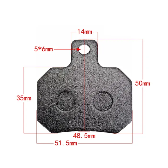 1 paire de plaquettes de frein à disque pour Scooter électrique YADEA-1 E6 T5 T3 X-VAN M2 M8