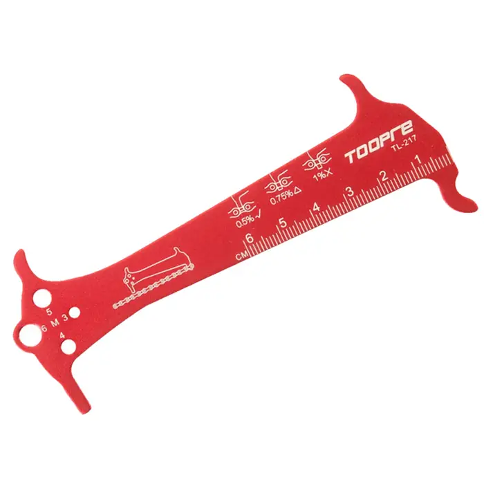 Indicateur d'usure de chaîne de vélo en alliage d'aluminium, outil de réparation pour vélos de route