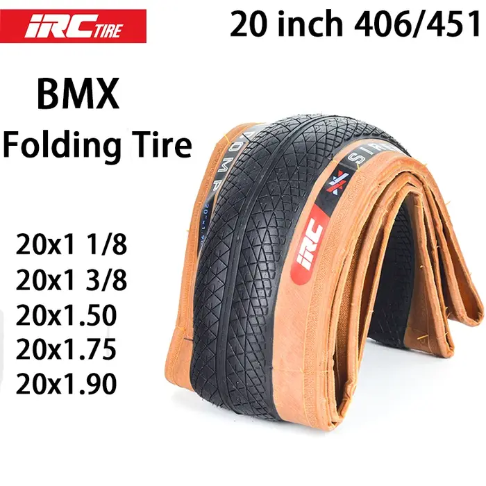 Japon Original IRC SIREN COMP BMX vélo pli pneu 20x1 1/8