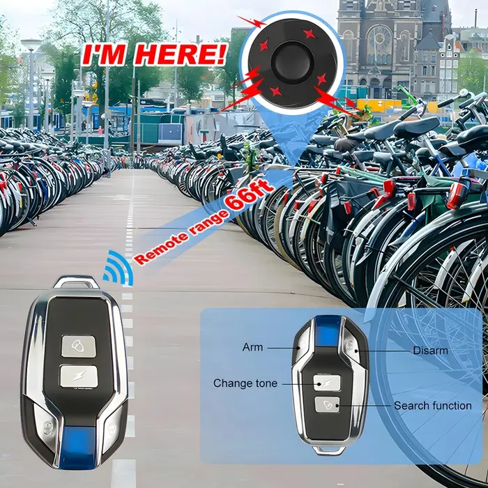 Alarme de vélo sans fil