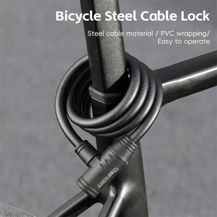 Serrure de câble en acier pour vélo