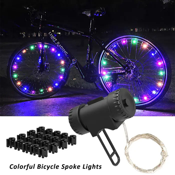 Lumières de roue chaude de vélo