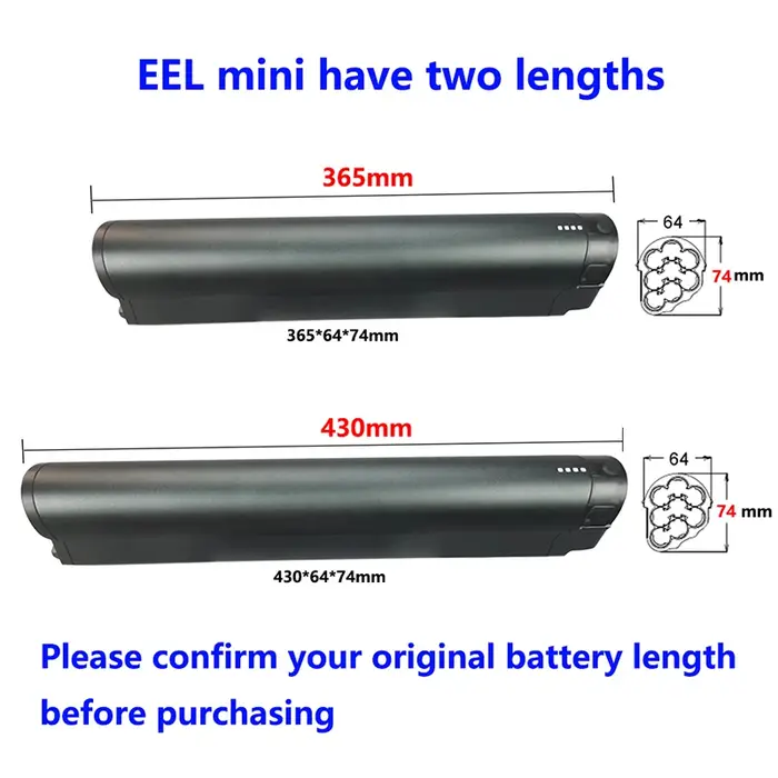 Batterie de vélo électrique Reention EEL Mini EBike 36V 10.4Ah 10.5Ah 14AH pour Three Phase One Minerva Zündapp Z810