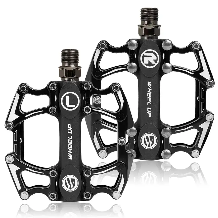 Pédales de vélo en alliage d'aluminium durable, accessoires de pédales de VTT