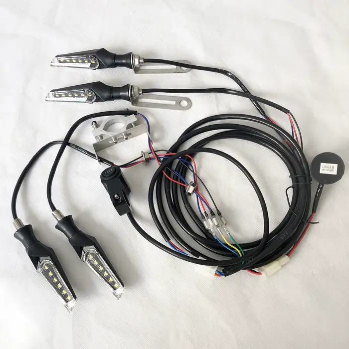 Clignotant LED 48v 60v pour vélo et Scooter électrique, clignotant étanche pour moto, clignotant pou