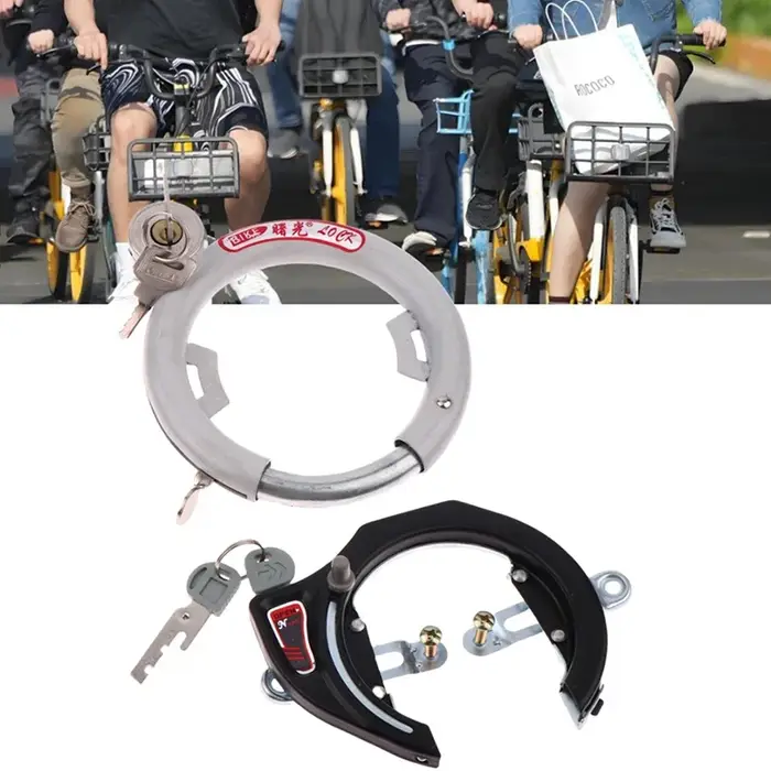 2 clés incluses antivol en alliage pour vélo