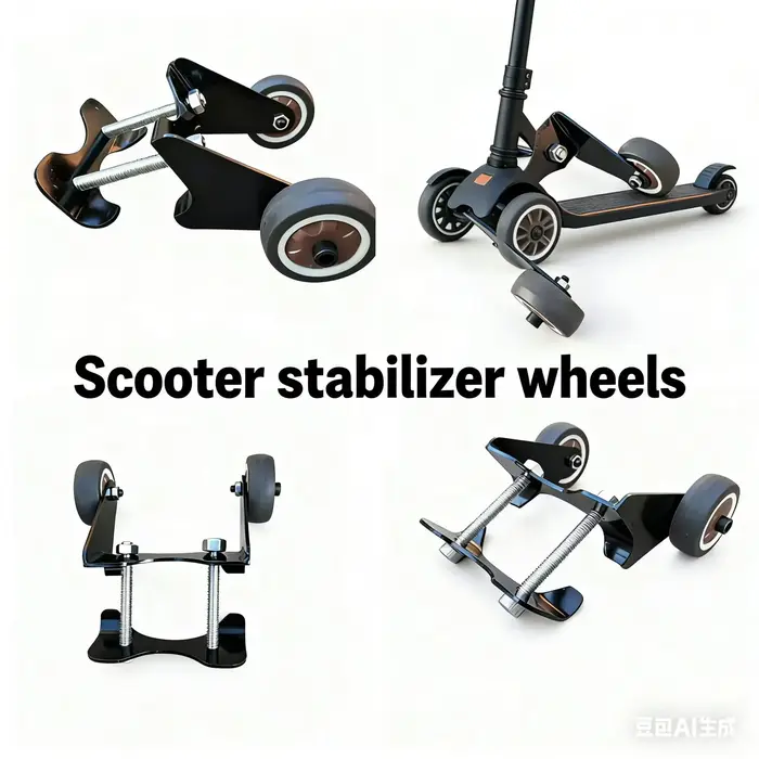 Roues stabilisatrices auxiliaires pour trottinette électrique Hx X6 – Accessoires anti-chute
