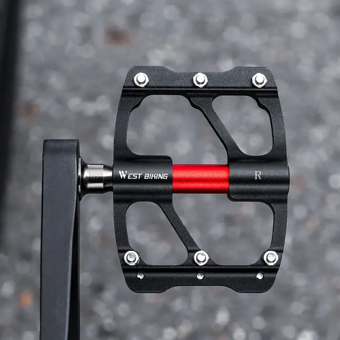 Pédales de vélo en aluminium WEST BIKING à 3 roulements