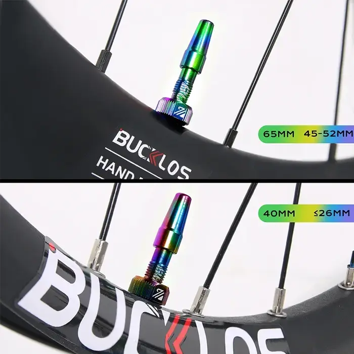 BUCKLOS – Valve Tubeless Presta pour vélo