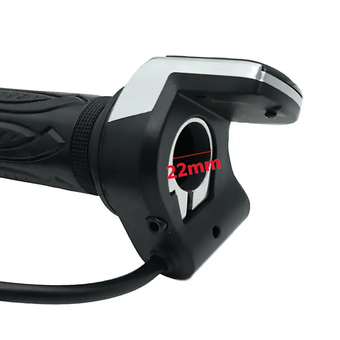 1 paire de poignées de réglage de la vitesse de l'accélérateur de vélo de Scooter électrique avec affichage de verrouillage à clé divide la poignée LCD 24V 36V 48V