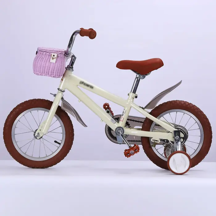Panier avant de vélo mignon avec couvercle couleur Macaron