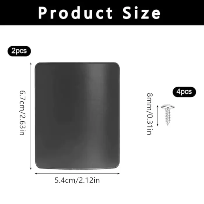 Paquet de 2 supports de plaque d'immatriculation avec vis pour Xiaomi pour M365 Pro2