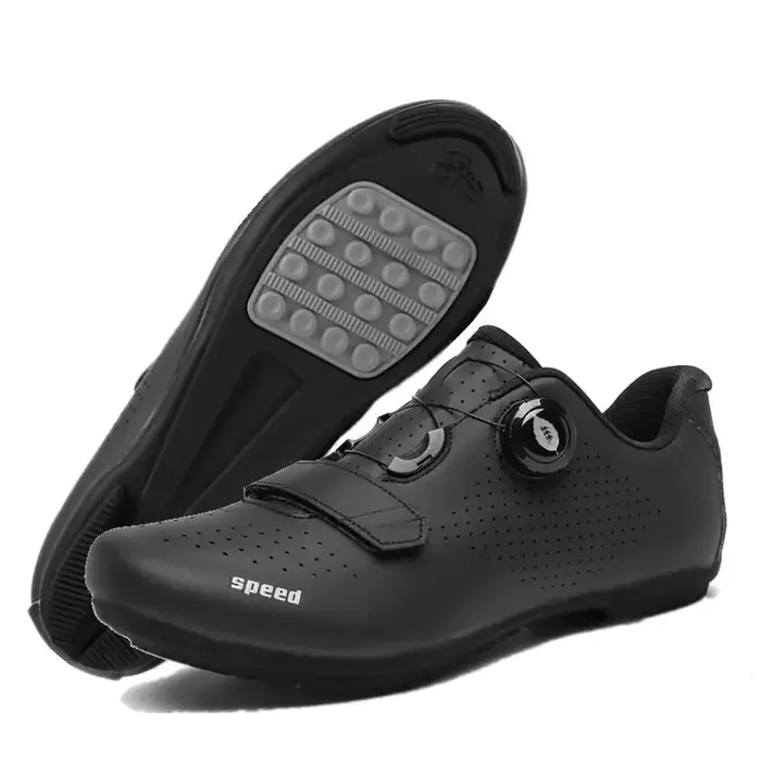 Chaussures de cyclisme pour hommes chaussures de VTT antidérapantes unisexe baskets de cyclisme sur 