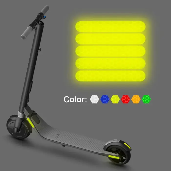 Autocollant de sécurité réfléchissant pour Scooter électrique Ninebot ES1 ES2 ES3 ES4 E22 E25