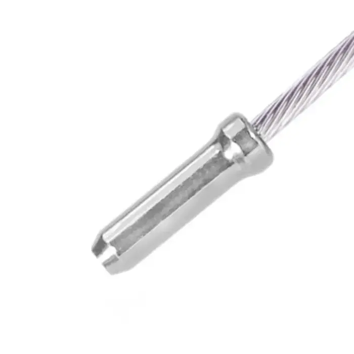 Embouts de câble de frein de vélo en aluminium pour ligne
