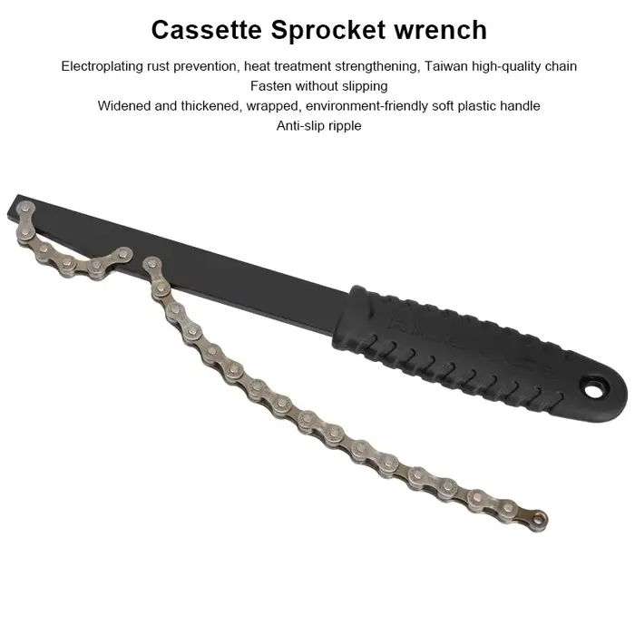 Kit d'outils de retrait de volant d'inertie de vélo avec clé à Cassette