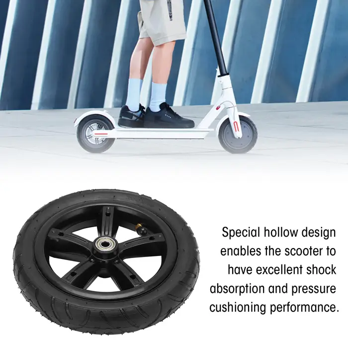 Roue pneumatique avec chambre à air pour scooter électrique