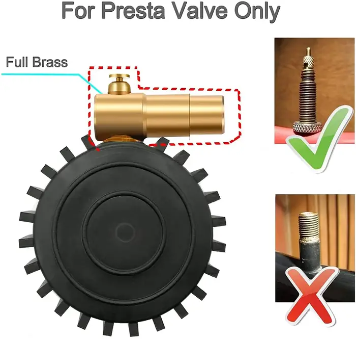 ATsafepro – manomètre avec Valve Presta