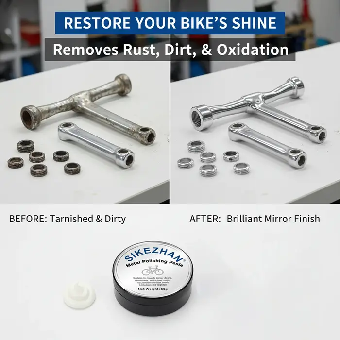 Crème de polissage pour vélo
