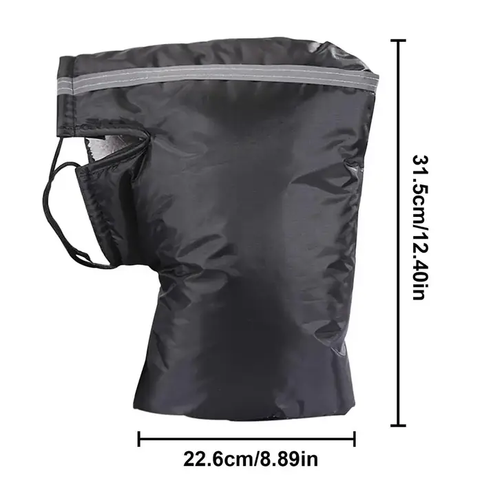 Gants de guidon de moto coupe-vent chauds, couverture de barre de main, batterie, vélo, pare-brise, 
