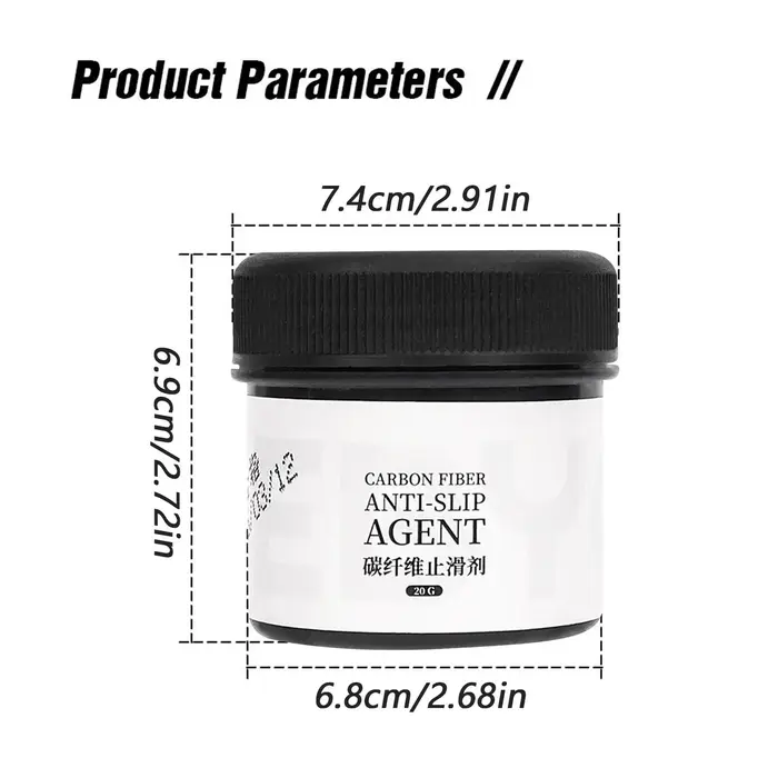 Graisse de vélo 20g, pâte antidérapante en Fiber de carbone