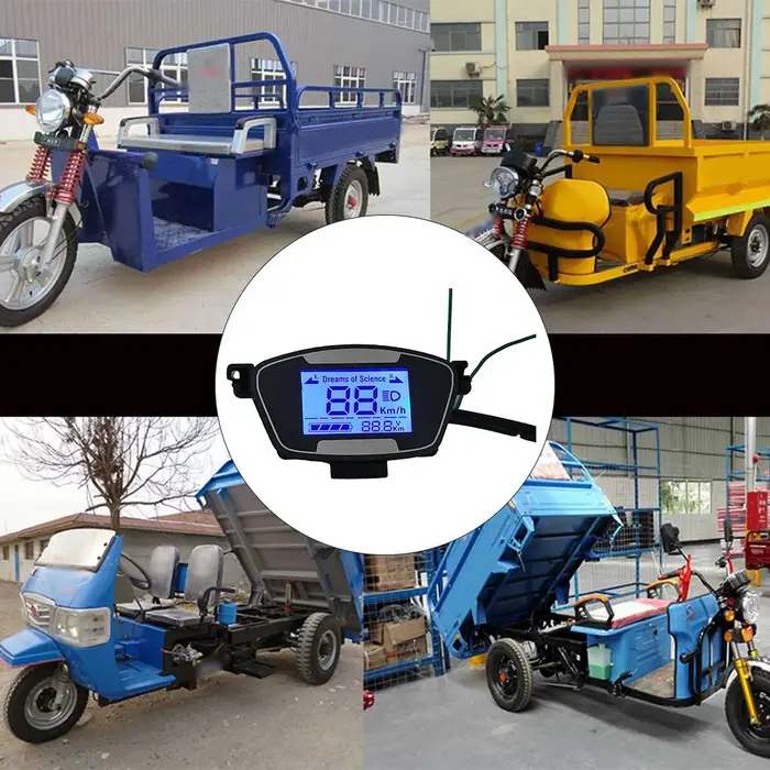 48-72V Ebike Scooter LCD affichage moteur compteur de vitesse écran pour vélo électrique