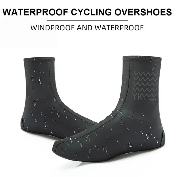 Ykywbike-Couvre-chaussures de cyclisme imperméables, couvre-chaussures de vélo, coupe-vent, VTT, pro