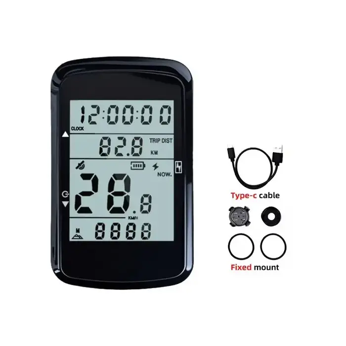 Ordinateur de vélo sans fil GPS OFFBONDAGE, écran tactile, compteur de vitesse pour VTT, capteur de 